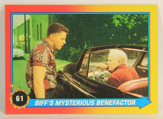 Back To The Future II 1989 Trading Card #61 Biff's Mysterious Benefactor L011473
