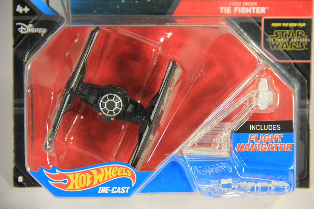 Star Wars Hot Wheels Die-Cast Flight Navigator #8 First Order TIE Fighter NO ANTENNA L011523