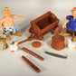 Asterix Toycloud Play Action Figure 1980 Arborix & Dentifix Farmers L011538