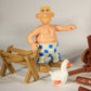 Asterix Toycloud Play Action Figure 1980 Arborix & Dentifix Farmers L011538