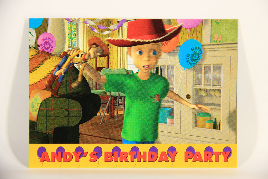 Toy Story 1996 Series 2 Trading Card #1 Andy's Birthday Party ENG L011541