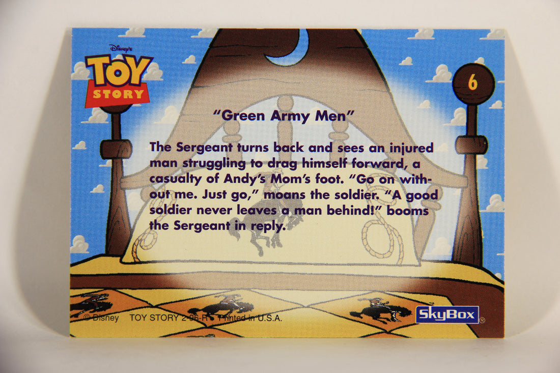 Toy Story 1996 Series 2 Trading Card #6 Andy's Mom's Foot ENG L011546