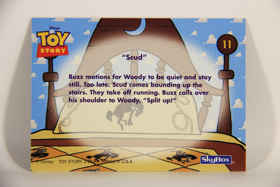 Toy Story 1996 Series 2 Trading Card #11 Be Quiet And Stay Still ENG L011551