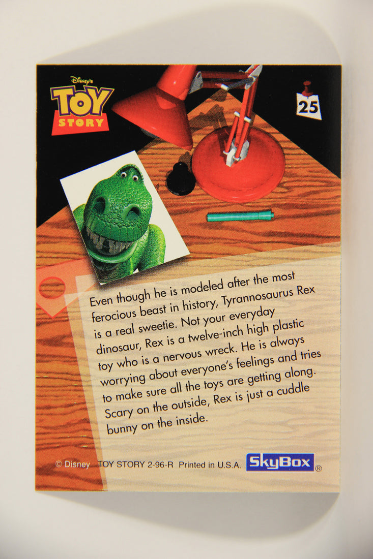 Toy Story 1996 Series 2 Trading Card #25 Rex ENG L011565