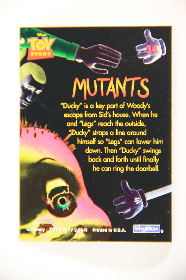 Toy Story 1996 Series 2 Trading Card #34 Mutants In Action ENG L011574