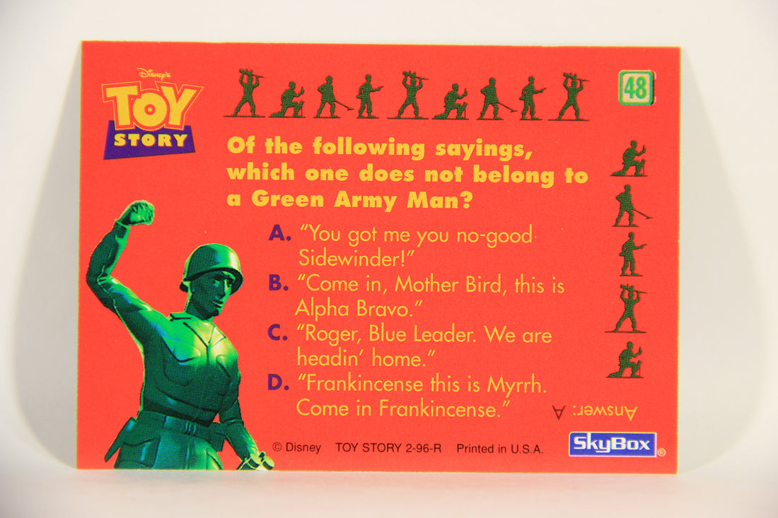 Toy Story 1996 Series 2 Trading Card #48 Green Army Men ENG L011588