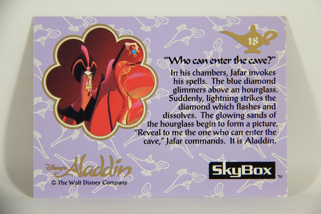 Aladdin 1993 Trading Card #18 Who Can Enter The Cave ENG SkyBox L011632