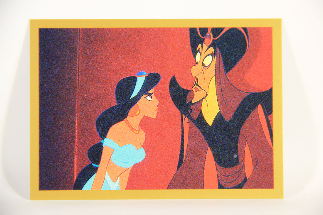 Aladdin 1993 Trading Card #25 Jasmine Confronts Jafar ENG SkyBox L011639