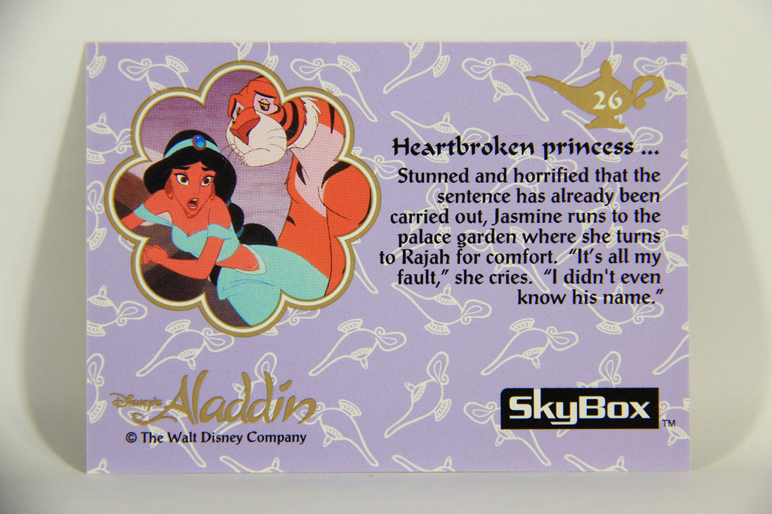 Aladdin 1993 Trading Card #26 Heartbroken Princess ENG SkyBox L011640