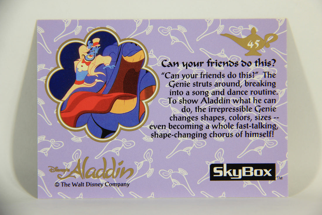 Aladdin 1993 Trading Card #45 Can Your Friends Do This ENG SkyBox L011659