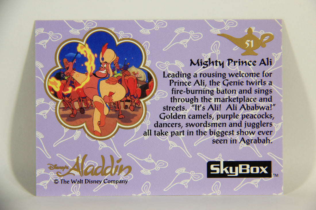 Aladdin 1993 Trading Card #51 Cheers For Prince Ali ENG SkyBox L011665