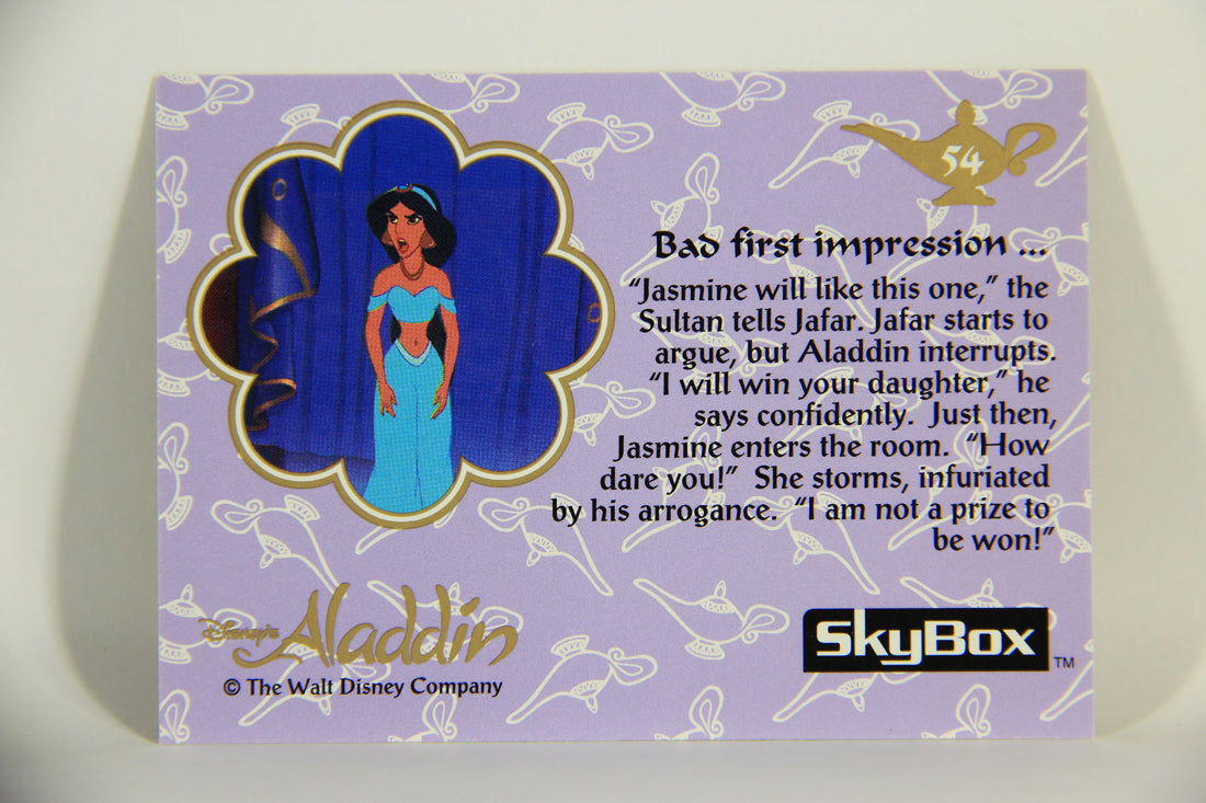 Aladdin 1993 Trading Card #54 Bad First Impression ENG SkyBox L011668