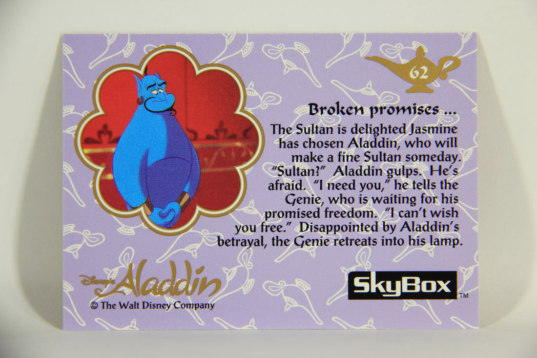 Aladdin 1993 Trading Card #62 Broken Promises ENG SkyBox L011676