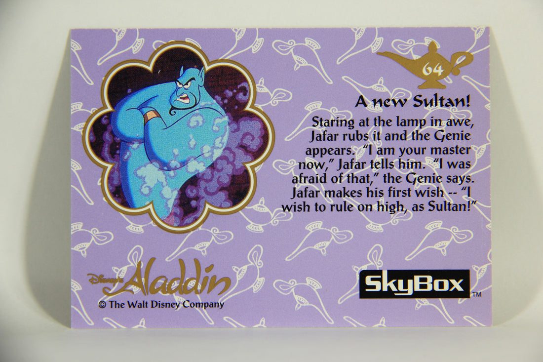 Aladdin 1993 Trading Card #64 A New Sultan ENG SkyBox L011678