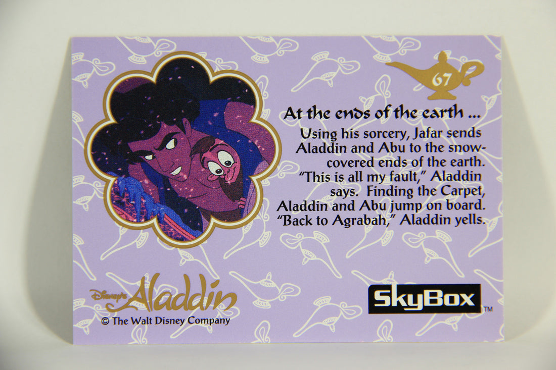 Aladdin 1993 Trading Card #67 At The Ends Of The Earth ENG SkyBox L011681