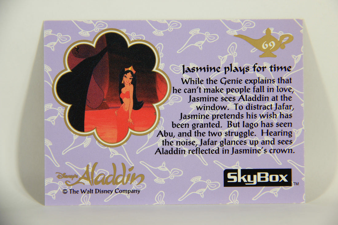 Aladdin 1993 Trading Card #69 Jasmine Plays For Time ENG SkyBox L011683