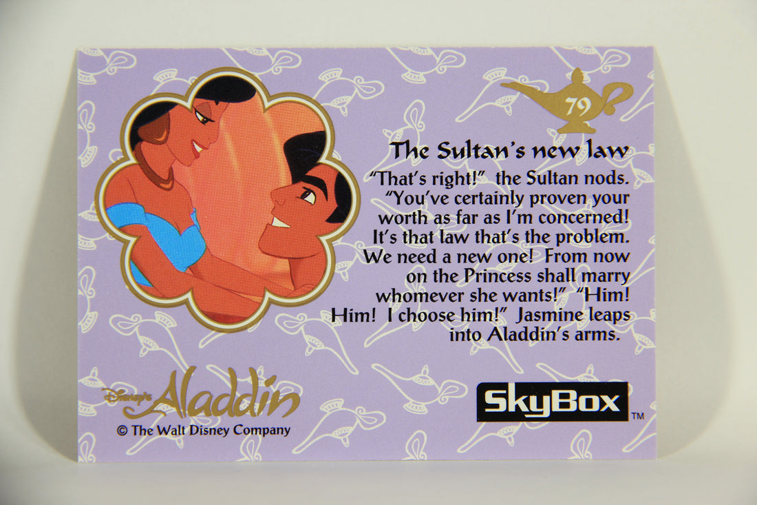 Aladdin 1993 Trading Card #79 The Sultan's New Law ENG SkyBox L011693