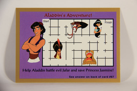 Aladdin 1993 Trading Card #84 Aladdin's Adventure ENG SkyBox L011698