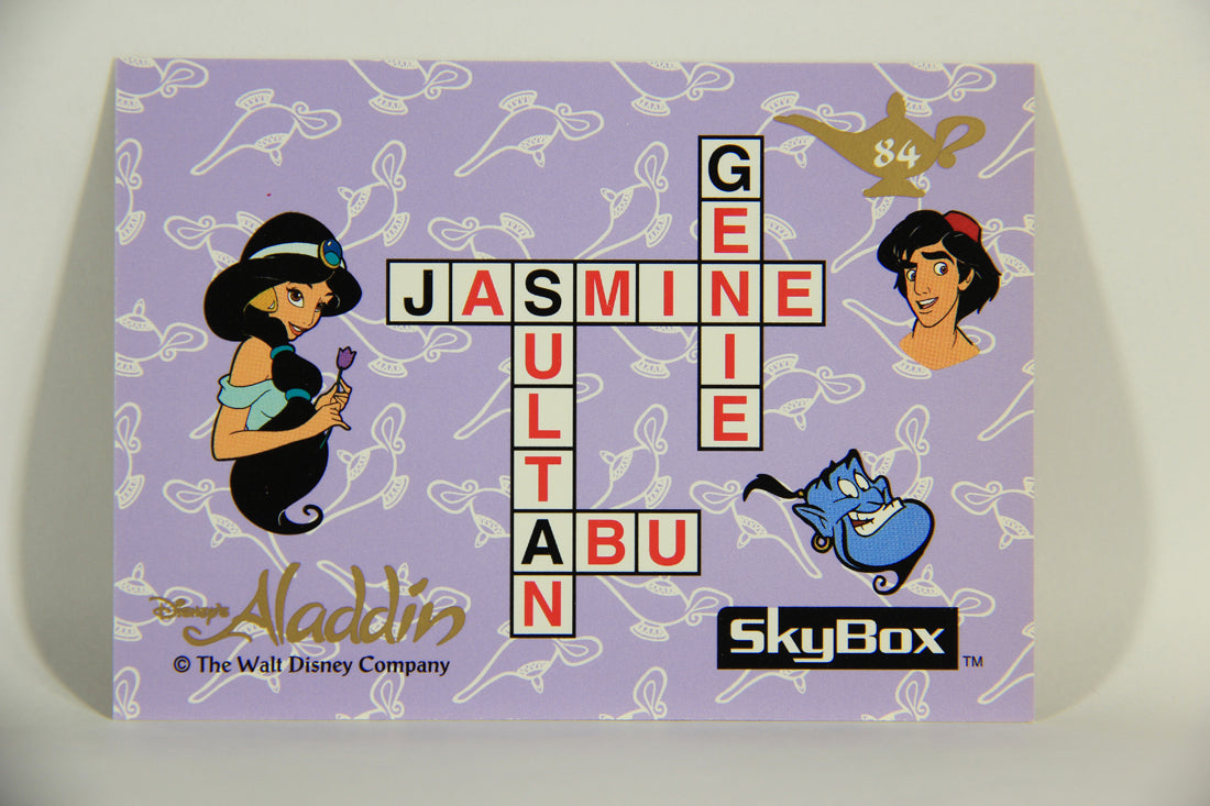 Aladdin 1993 Trading Card #84 Aladdin's Adventure ENG SkyBox L011698