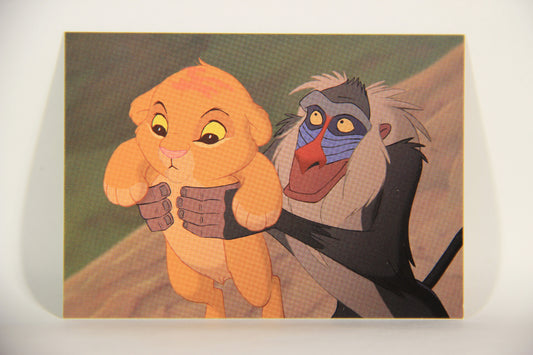 The Lion King 1994 Trading Card #5 Rafiki Lifts Simba For All To See ENG L011710