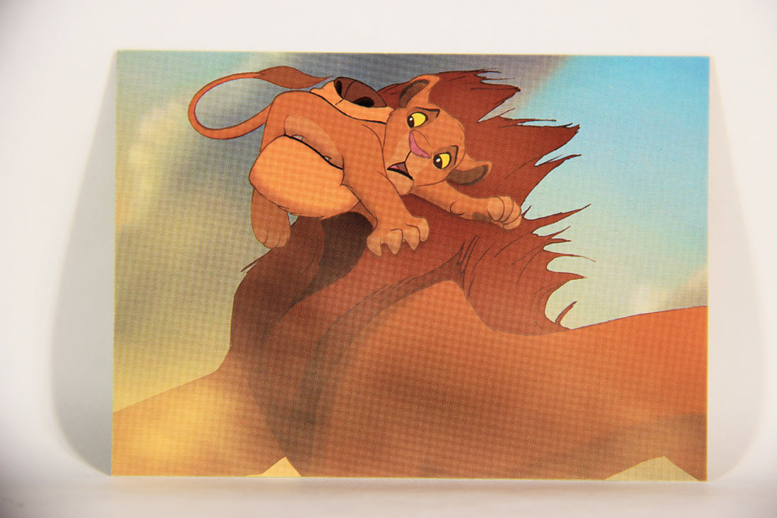 The Lion King 1994 Trading Card #28 Mufasa Catches Simba ENG L011733