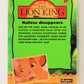 The Lion King 1994 Trading Card #29 Mufasa Disappears ENG L011734