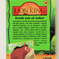 The Lion King 1994 Trading Card #41 Fresh Out Of Zebra ENG L011746