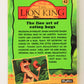 The Lion King 1994 Trading Card #42 The Fine Art Of Eating Bugs ENG L011747