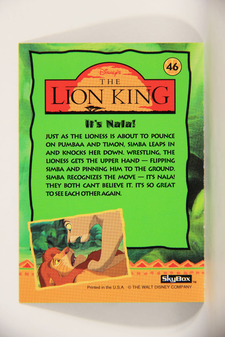 The Lion King 1994 Trading Card #46 It's Nala ENG L011751