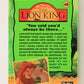 The Lion King 1994 Trading Card #48 You Said You'd Always Be There ENG L011753