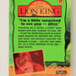 The Lion King 1994 Trading Card #57 I'm A Little Surprised To See You Alive ENG L011762