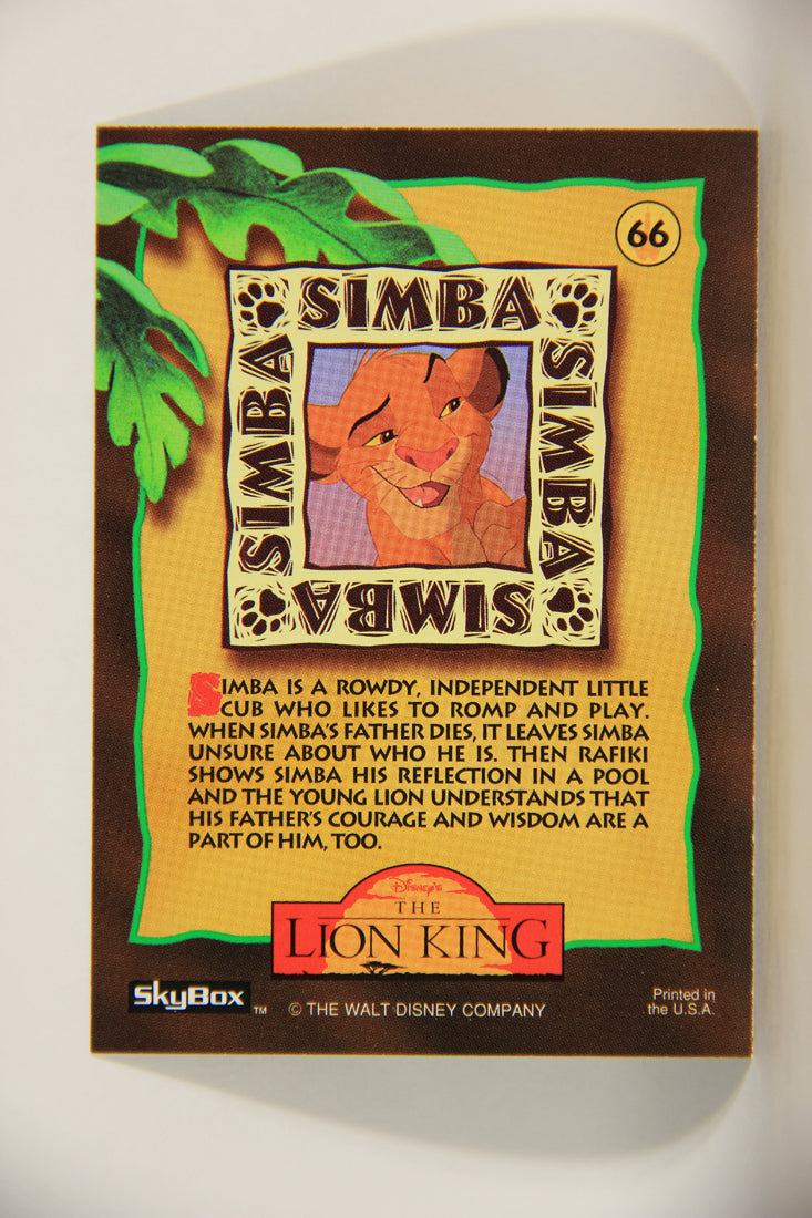 The Lion King 1994 Trading Card #66 Simba ENG L011771