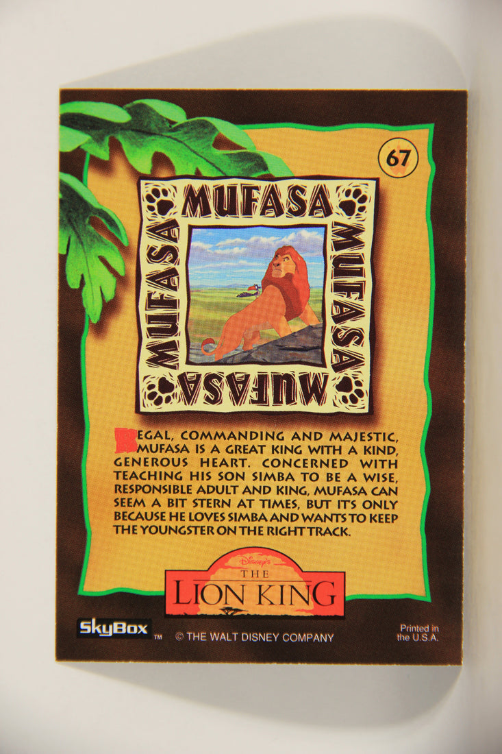 The Lion King 1994 Trading Card #67 Mufasa ENG L011772