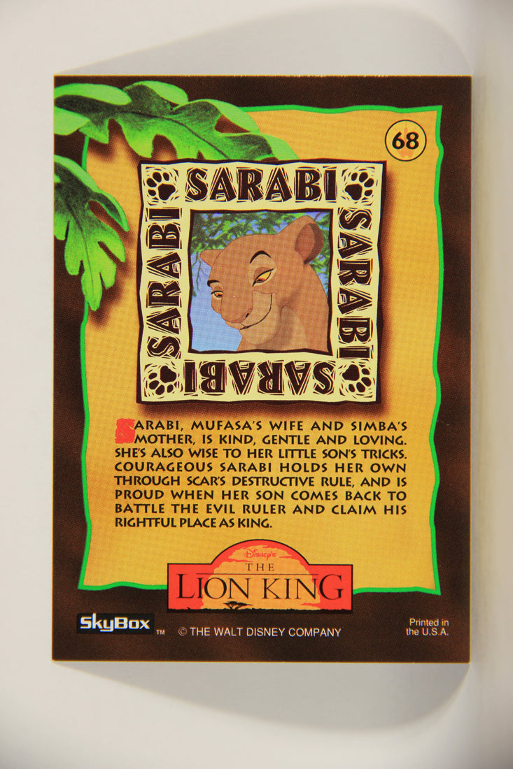 The Lion King 1994 Trading Card #68 Sarabi ENG L011773