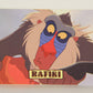 The Lion King 1994 Trading Card #72 Rafiki ENG L011777