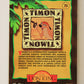 The Lion King 1994 Trading Card #73 Timon ENG L011778