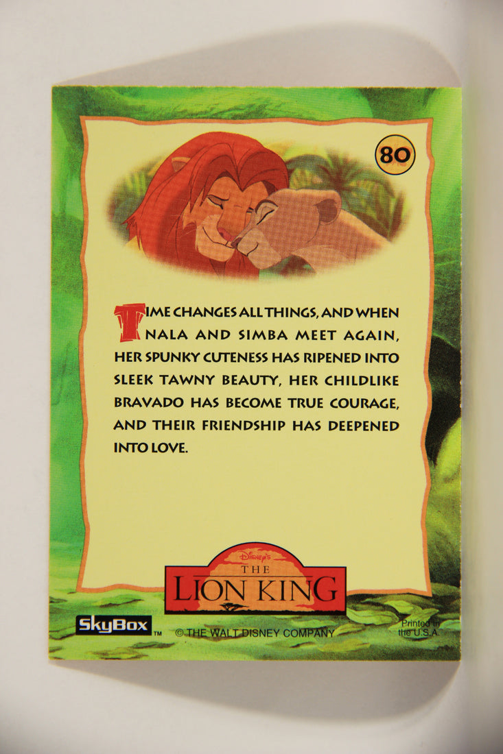 The Lion King 1994 Trading Card #80 Romance ENG L011785