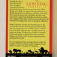 The Lion King 1994 Trading Card Unnumbered Title Card Series II ENG Artwork L011796