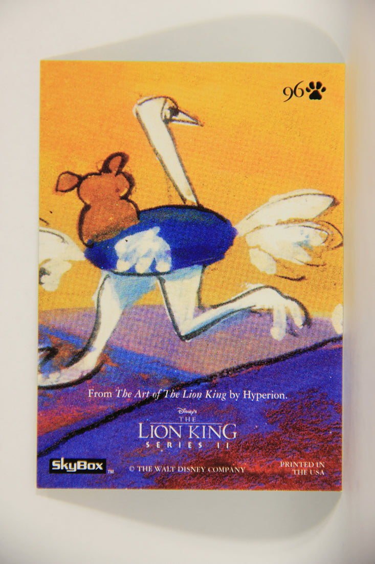 The Lion King 1994 Trading Card #96 Song Of A Future King ENG Artwork L011802