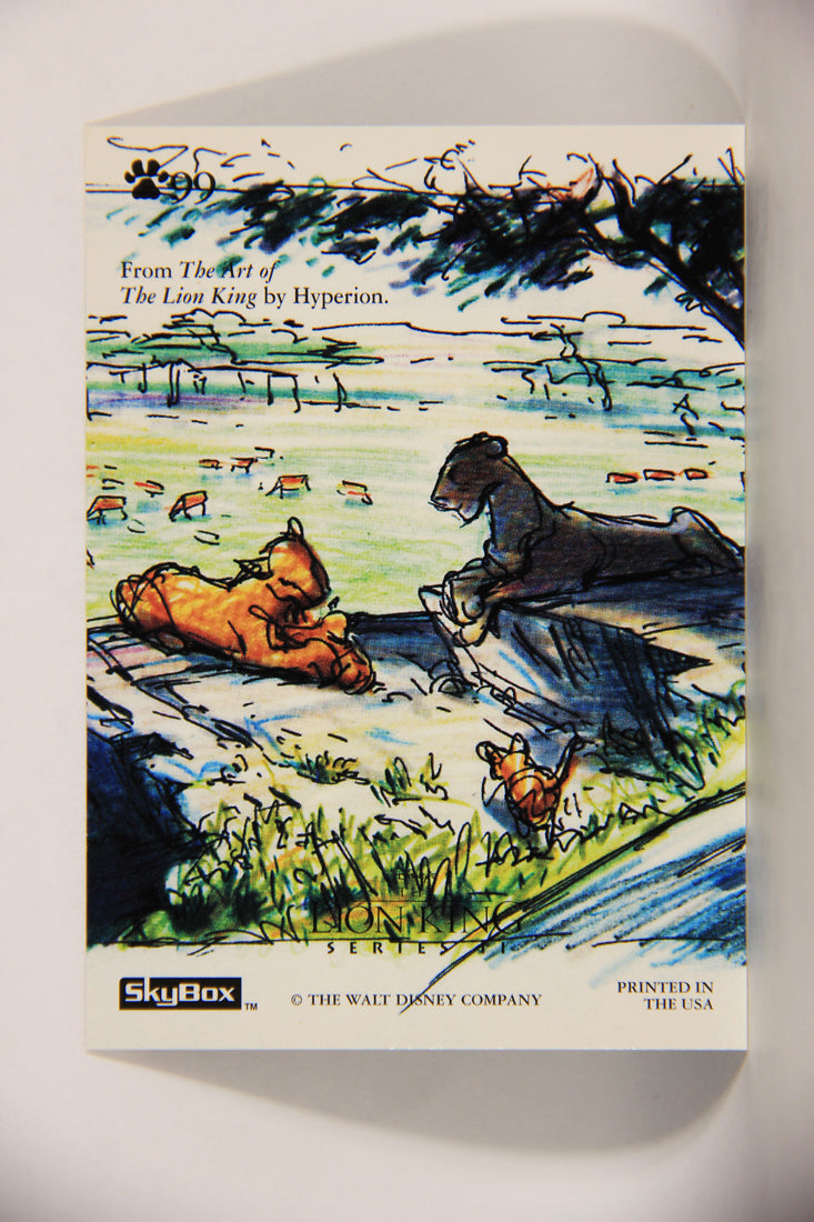 The Lion King 1994 Trading Card #99 Leisure Times ENG Artwork L011805