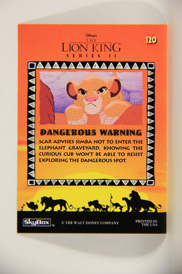 The Lion King 1994 Trading Card #120 Dangerous Warning ENG L011814