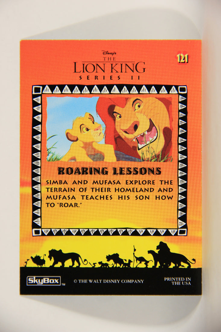 The Lion King 1994 Trading Card #121 Roaring Lessons ENG L011815