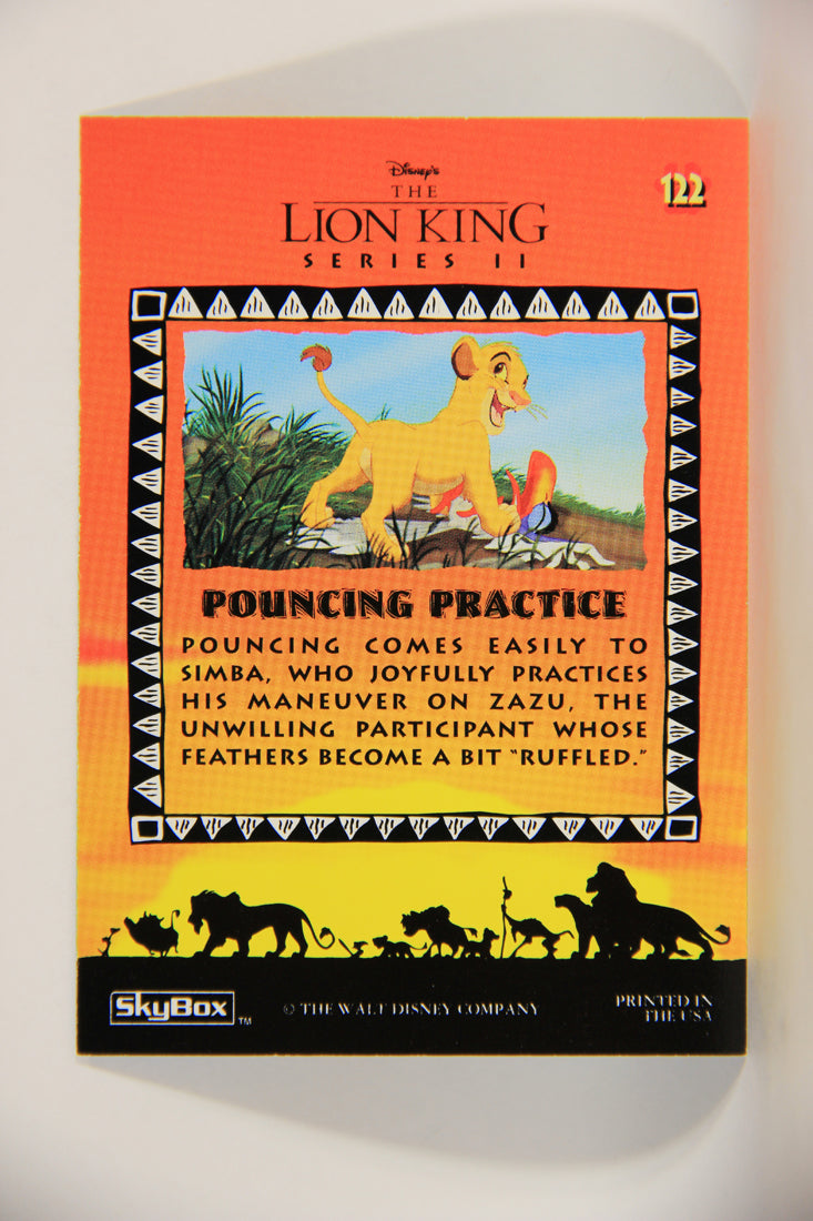 The Lion King 1994 Trading Card #122 Pouncing Practice ENG L011816