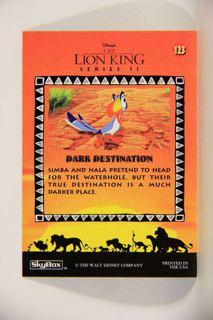 The Lion King 1994 Trading Card #123 Dark Destination ENG L011817