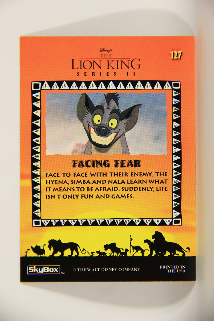 The Lion King 1994 Trading Card #127 Facing Fear ENG L011821