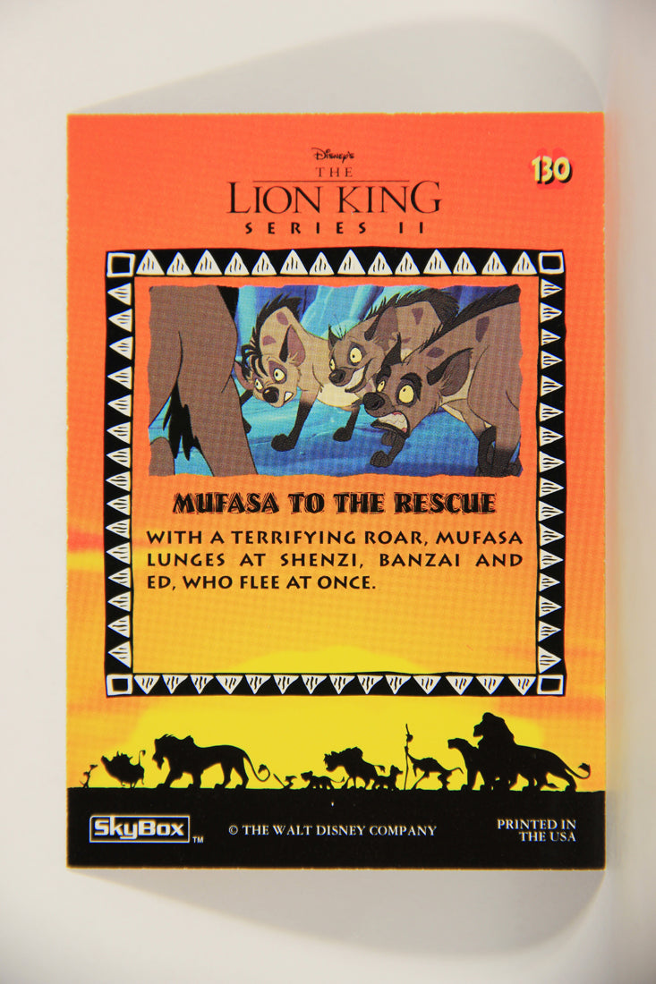 The Lion King 1994 Trading Card #130 Mufasa To The Rescue ENG L011824