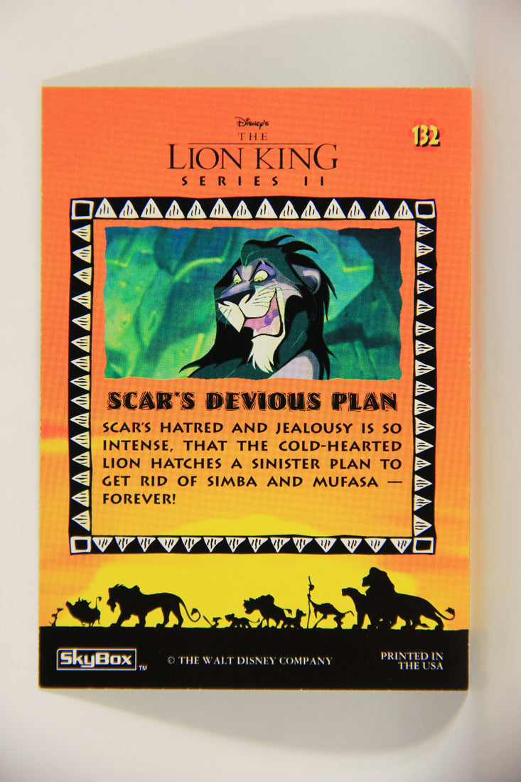 The Lion King 1994 Trading Card #132 Scar's Devious Plan ENG L011826