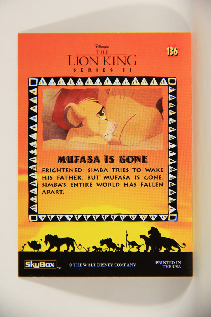 The Lion King 1994 Trading Card #136 Mufasa Is Gone ENG L011830