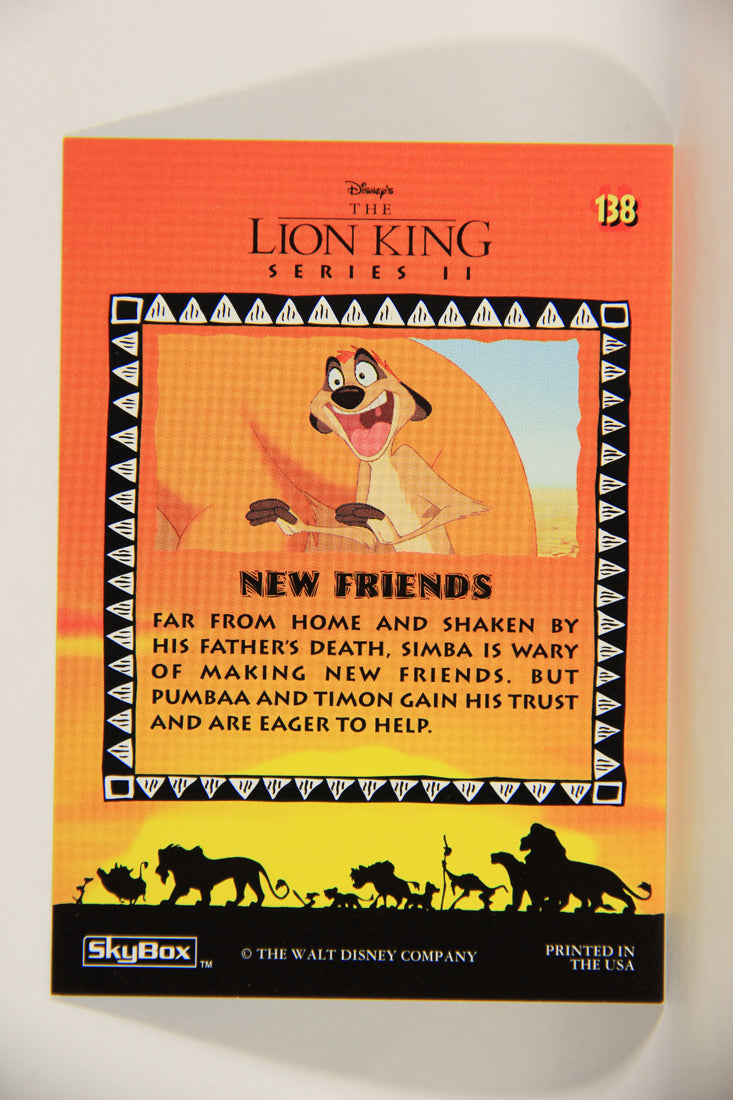 The Lion King 1994 Trading Card #138 New Friends ENG L011832