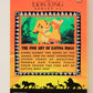 The Lion King 1994 Trading Card #142 The Fine Art Of Eating Bugs ENG L011836